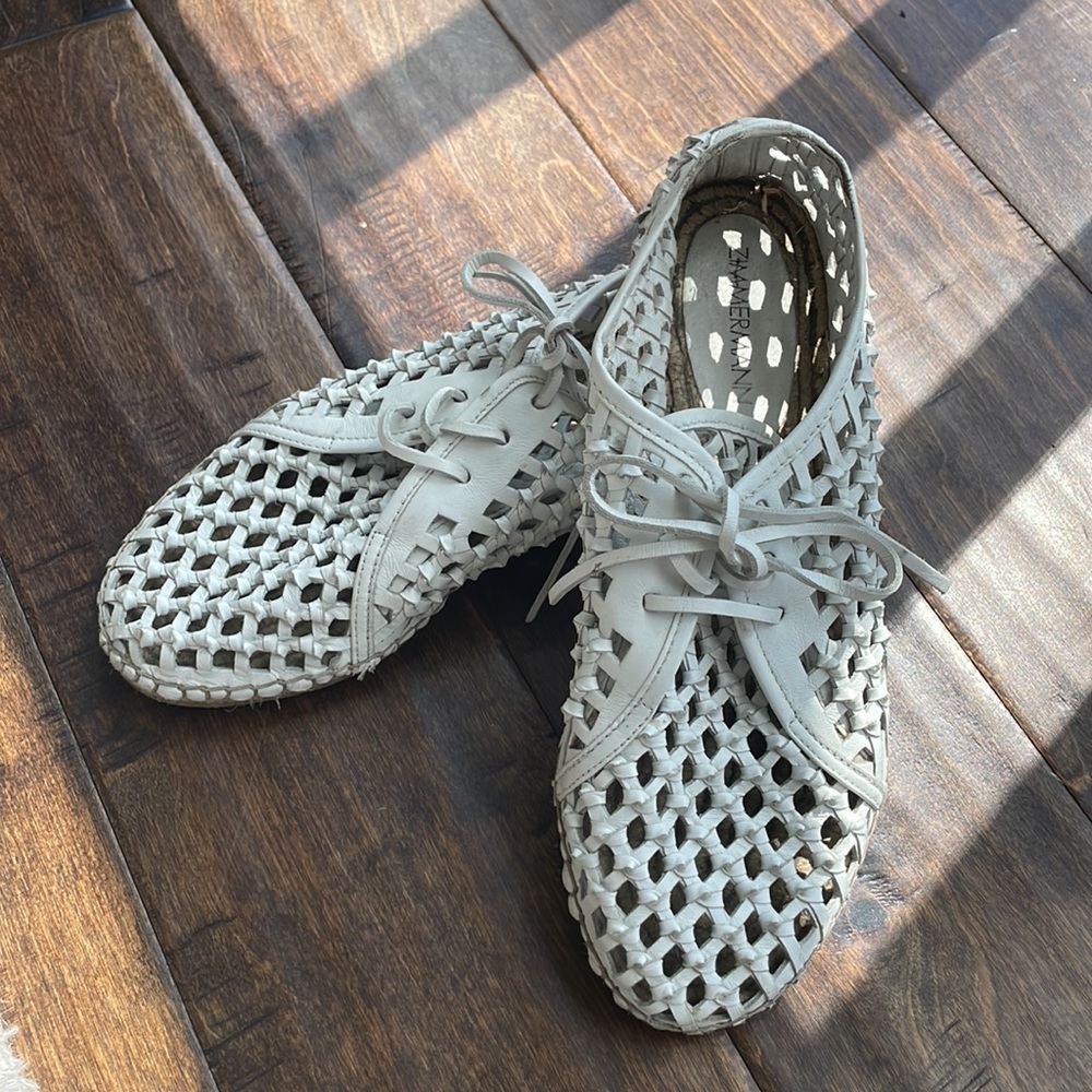 ZIMMERMAN LEATHER MOCCASINS